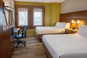 Standard Room, 2 Double Beds, Accessible | Premium bedding, in-room safe, desk, blackout curtains - Holiday Inn Express New Orleans Downtown by IHG (New Orleans)