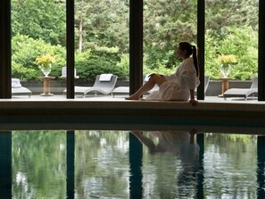 Una piscina techada
