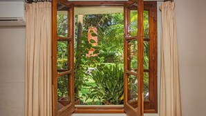 Studio, 2 Queen Beds | Terrace/patio - Hacienda San Miguel Hotel & Suites (Cozumel)
