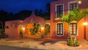 Front of property - evening/night - Hacienda San Miguel Hotel & Suites (Cozumel)