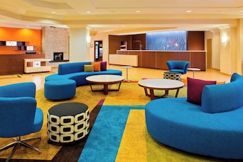 Lobby lounge at Fairfield Inn & Suites Lake Buena Vista in Marriott Village