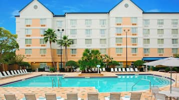 Indoor pool, 3 outdoor pools, open 7:00 AM to 10:00 PM, pool loungers