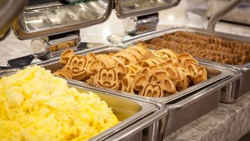 Free daily buffet breakfast