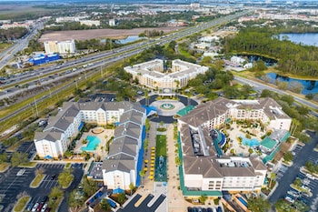 View from property looking out at Fairfield Inn & Suites Lake Buena Vista in Marriott Village
