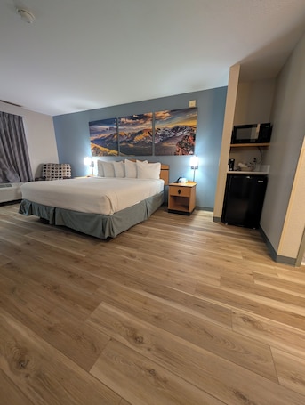 Cortinas blackout, tabla de planchar con plancha y cunas gratuitas