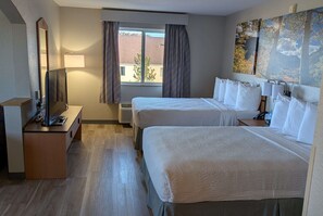 Studio Suite, 2 Queen Beds, Non Smoking | Blackout drapes, iron/ironing board, free cribs/infant beds, free WiFi