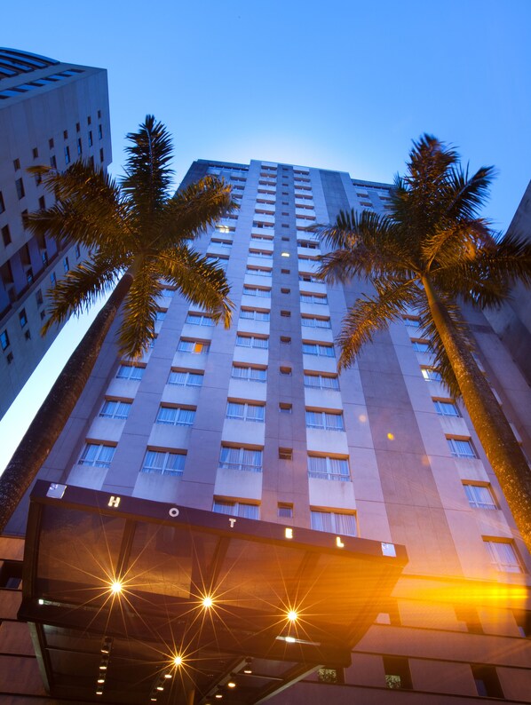 Front of property – evening/night