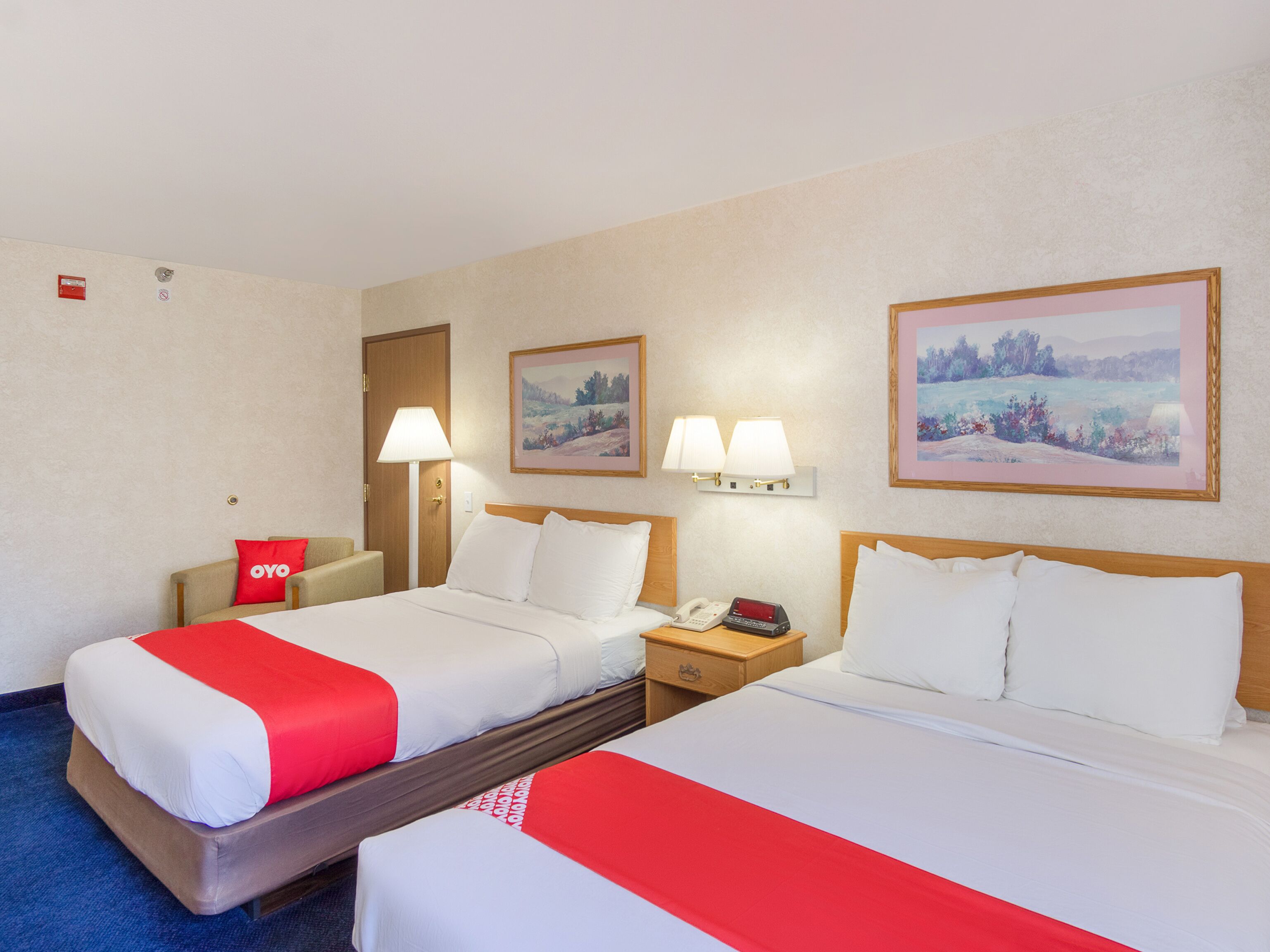 Room, 2 Double Beds, Accessible | In-room safe, desk, iron/ironing board, rollaway beds