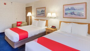 Room, 2 Double Beds, Accessible | In-room safe, desk, iron/ironing board, rollaway beds