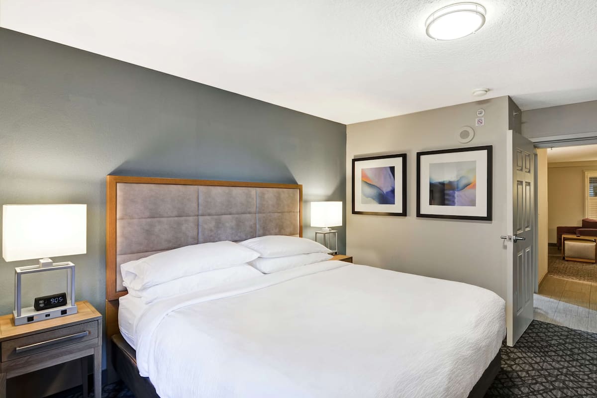 In-room safe, desk, blackout curtains, iron/ironing board