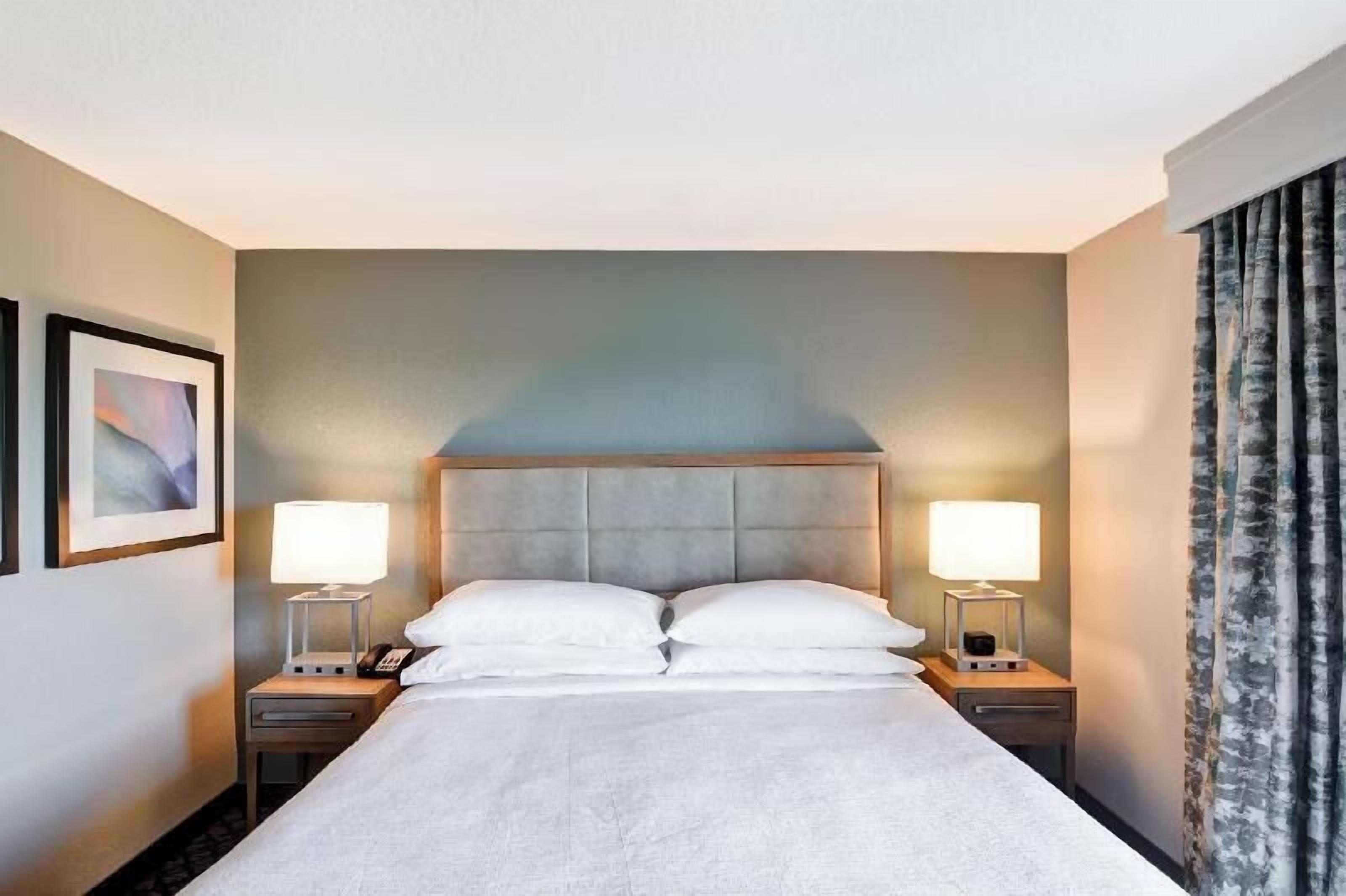 In-room safe, desk, blackout curtains, iron/ironing board