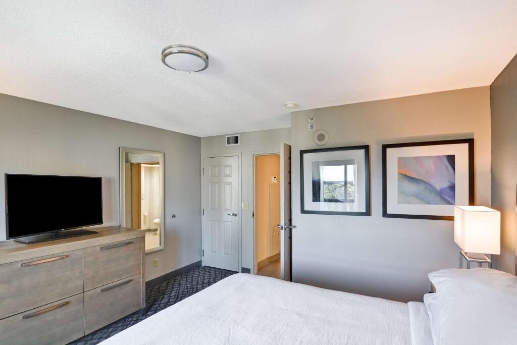 In-room safe, desk, blackout curtains, iron/ironing board
