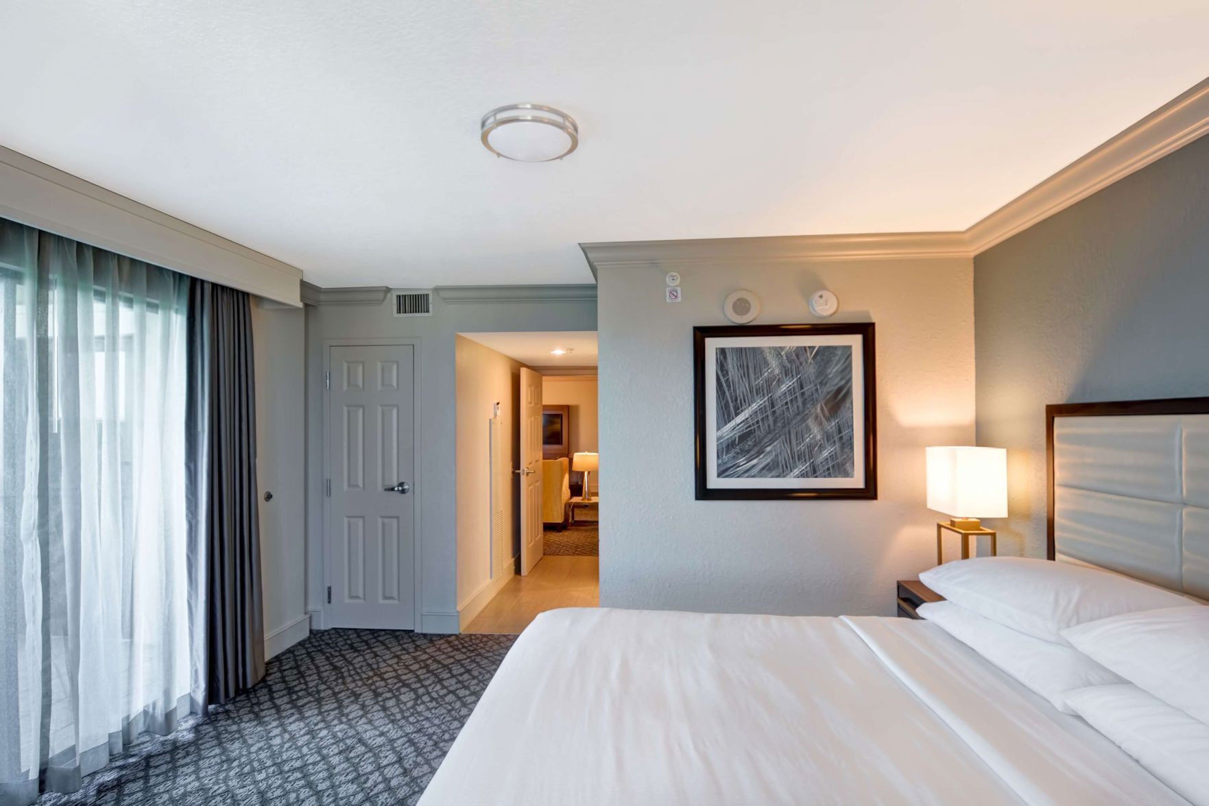 In-room safe, desk, blackout curtains, iron/ironing board