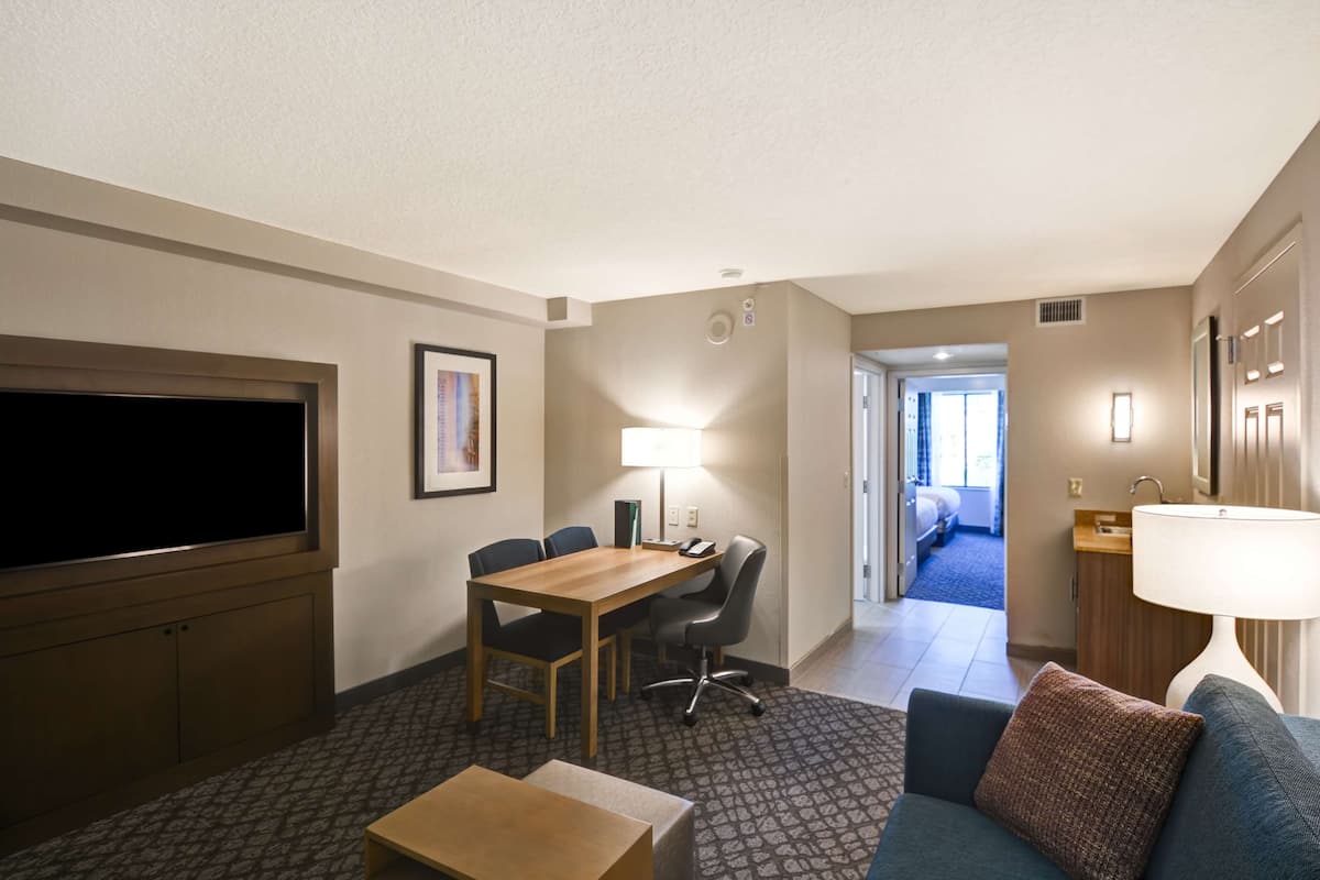 In-room safe, desk, blackout curtains, iron/ironing board
