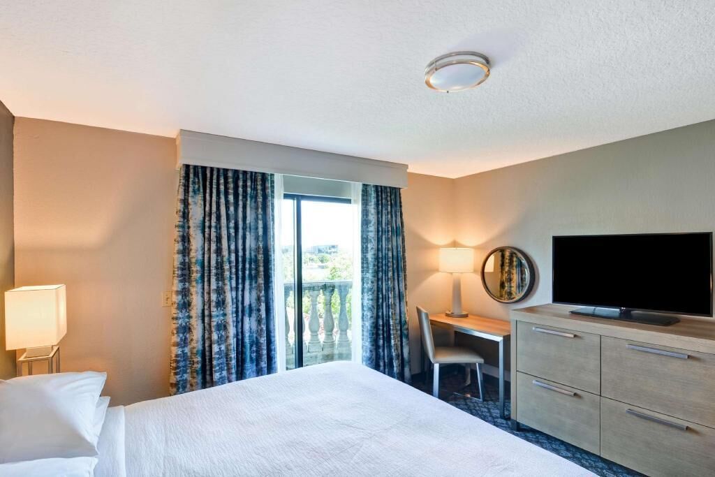 In-room safe, desk, blackout curtains, iron/ironing board