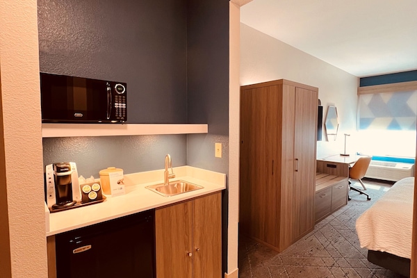 Studio Suite, 2 Queen Beds, Accessible (Communications) | In-room safe, desk, blackout drapes, soundproofing