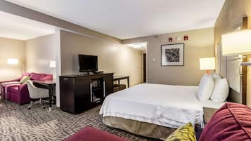 Suite, 1 très grand lit, accessible aux personnes à mobilité réduite, non-fumeurs | Literie de qualité supérieure, rideaux occultants