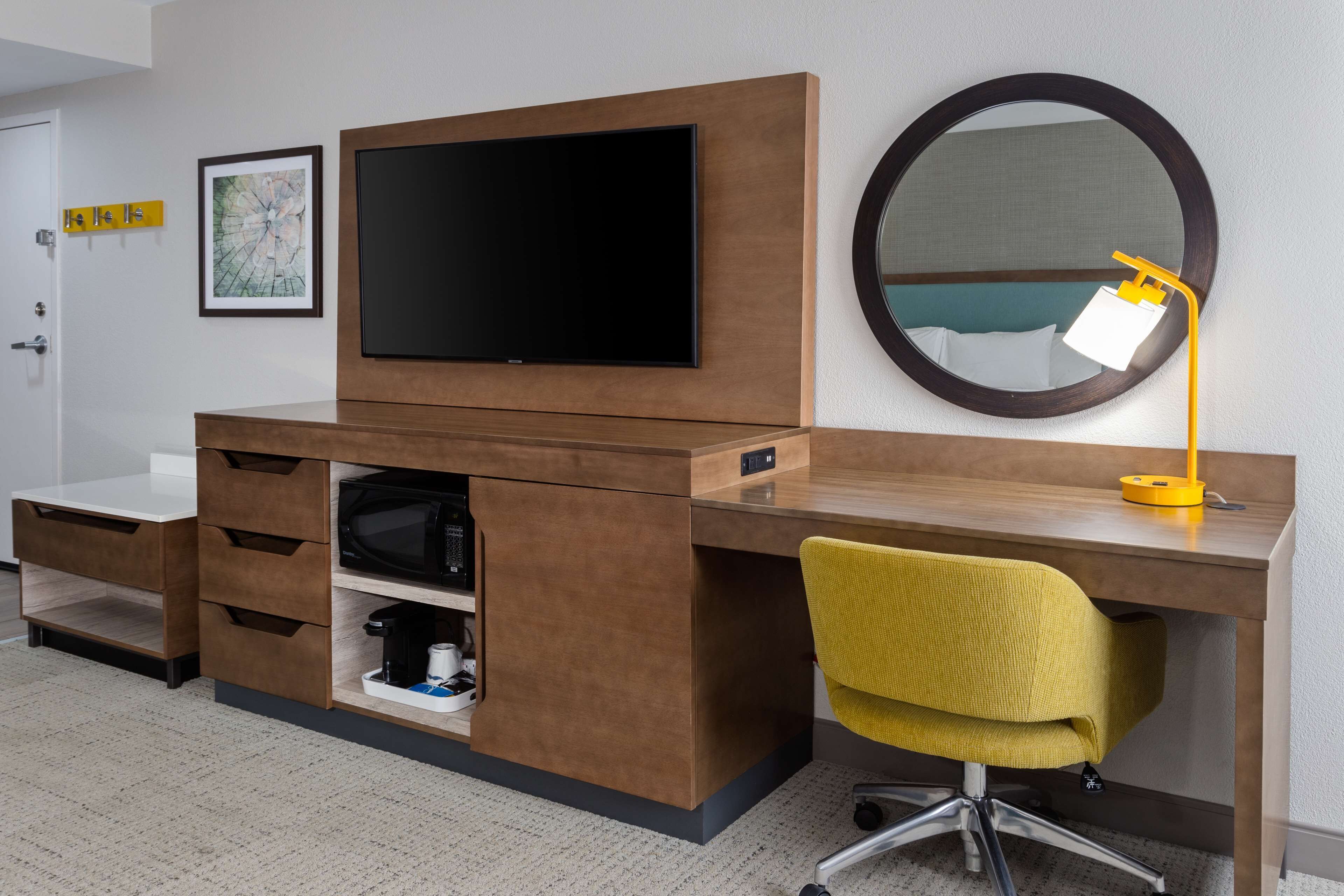 room, 1 king bed, refrigerator & microwave (wet bar) | premium bedding, in-room safe, desk, blackout curtains