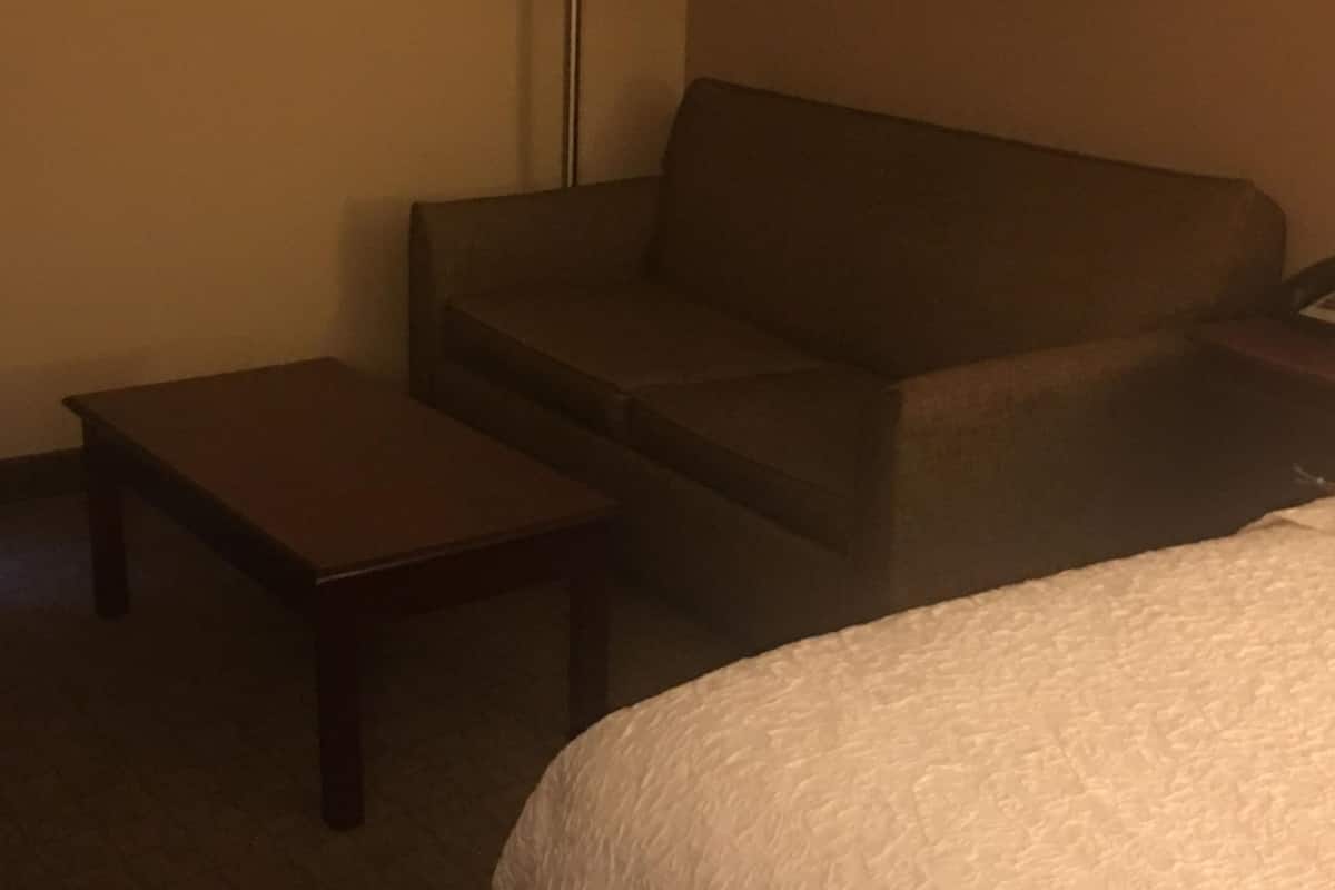 one king study sofabed non smoking | premium bedding, in-room safe, desk, blackout curtains