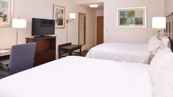 Room, 2 Queen Beds | In-room safe, blackout drapes, iron/ironing board, cribs (free)