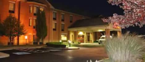 Front of property - evening/night
