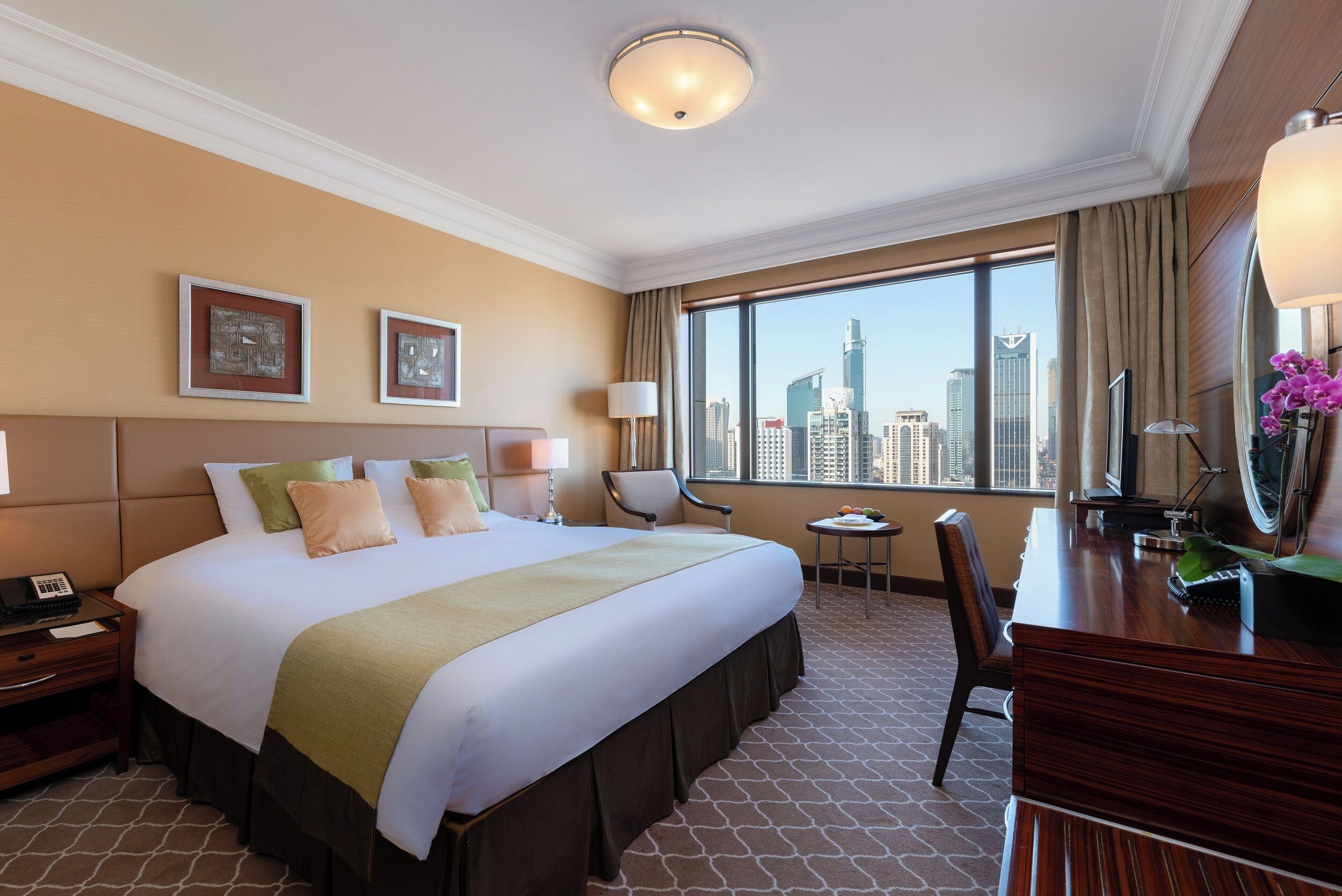 Habitación ejecutiva | Sábanas de algodón egipcio y ropa de cama de alta calidad 