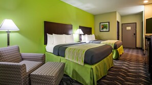 Desk, soundproofing, iron/ironing board, free cribs/infant beds