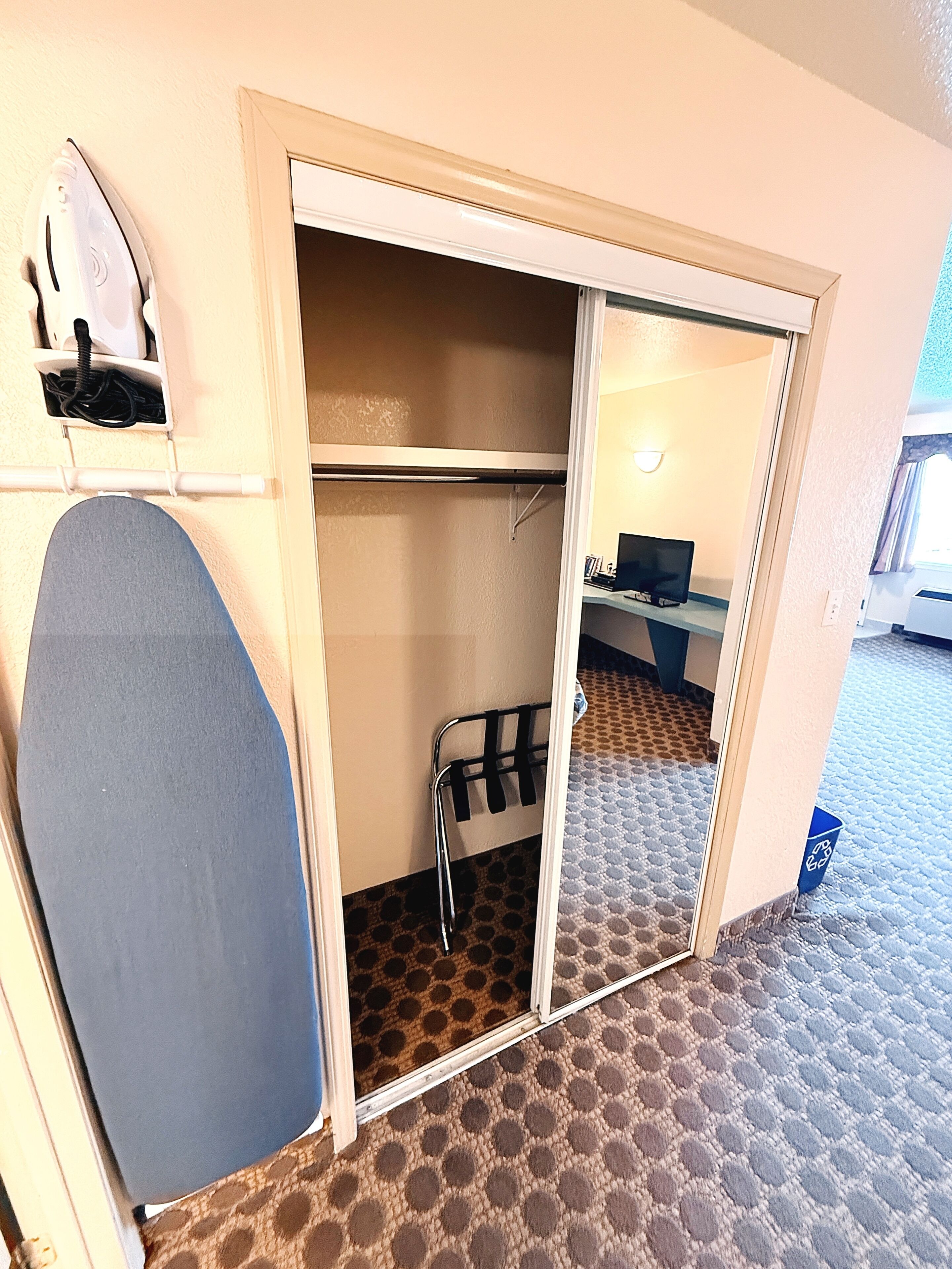 Room, Non Smoking, Refrigerator | Premium bedding, desk, blackout drapes, iron/ironing board