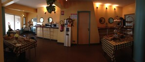 Daily buffet breakfast (EUR 10 per person)