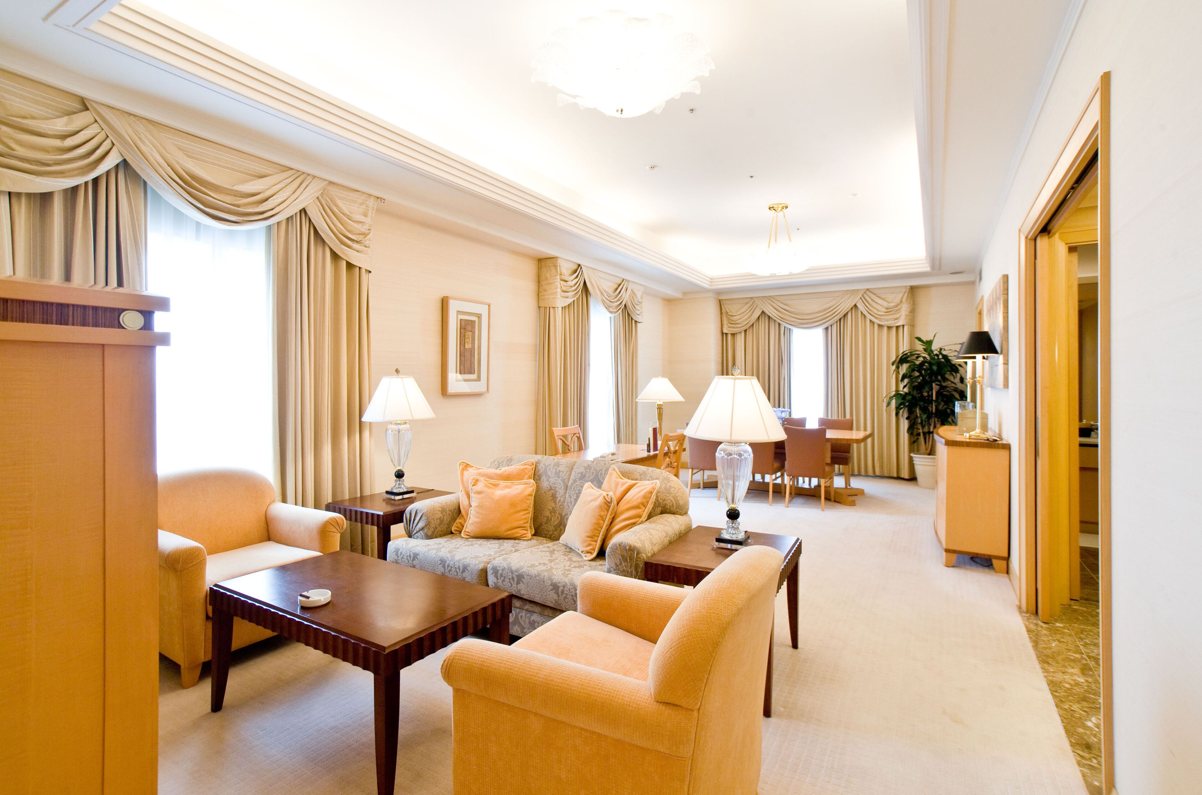 Down duvets, minibar, in-room safe, desk