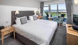 Doppel- oder Zweibettzimmer, Balkon, Meerblick