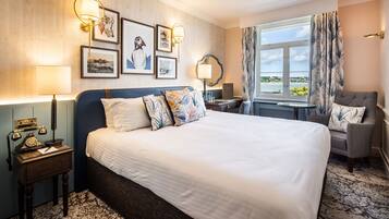 Classic Double or Twin Room, Sea View | In-room safe, iron/ironing board, free WiFi, bed sheets