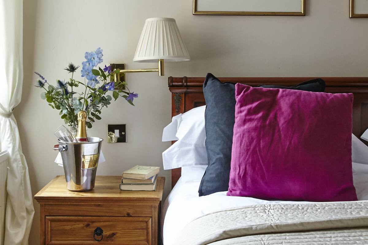 Premier Double Room | Premium bedding, in-room safe, blackout curtains, iron/ironing board