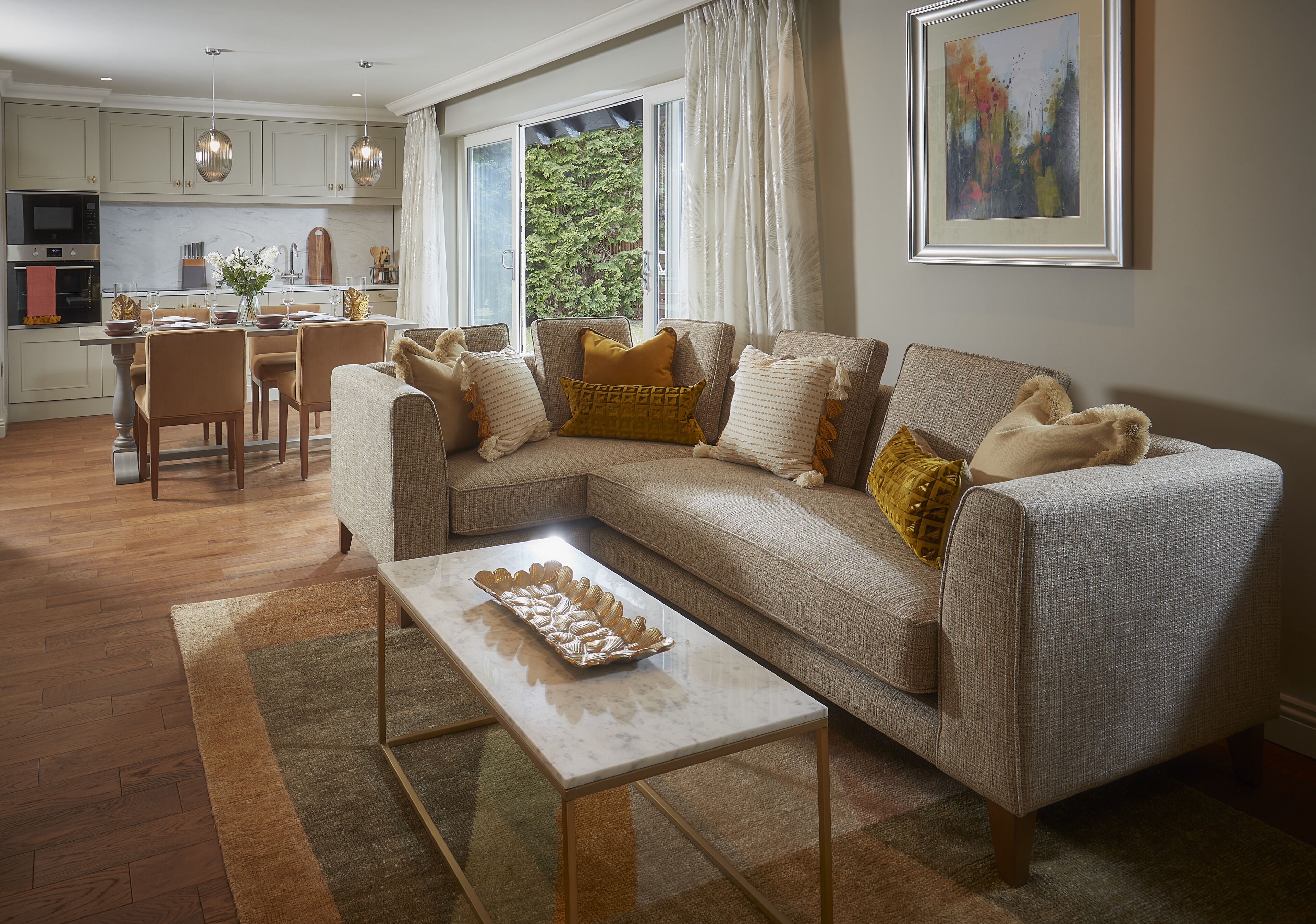 50-inch TV with digital channels, DVD player