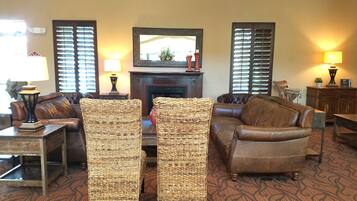 Zona de estar del vestíbulo