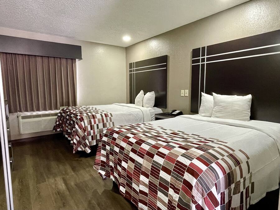 Desk, blackout curtains, iron/ironing board, free WiFi