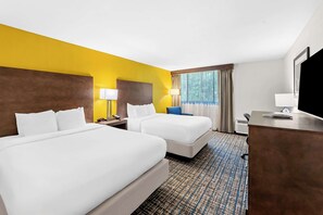 Standard Room, 2 Queen Beds, Non Smoking, Refrigerator & Microwave | 1 bedroom, in-room safe, individually decorated, individually furnished