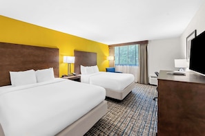 Standard Room, 2 Queen Beds, Non Smoking, Refrigerator & Microwave | In-room safe, individually decorated, individually furnished, desk