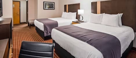 Standard Room, 2 Queen Beds, Non Smoking, Refrigerator & Microwave (Oversized Room)
