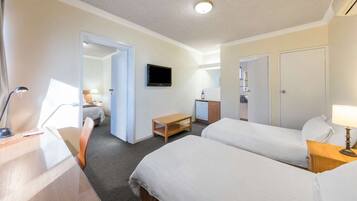 Desk, iron/ironing board, free WiFi, bed sheets