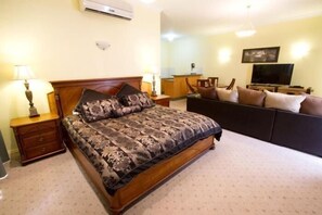 Desk, iron/ironing board, cots/infant beds, rollaway beds