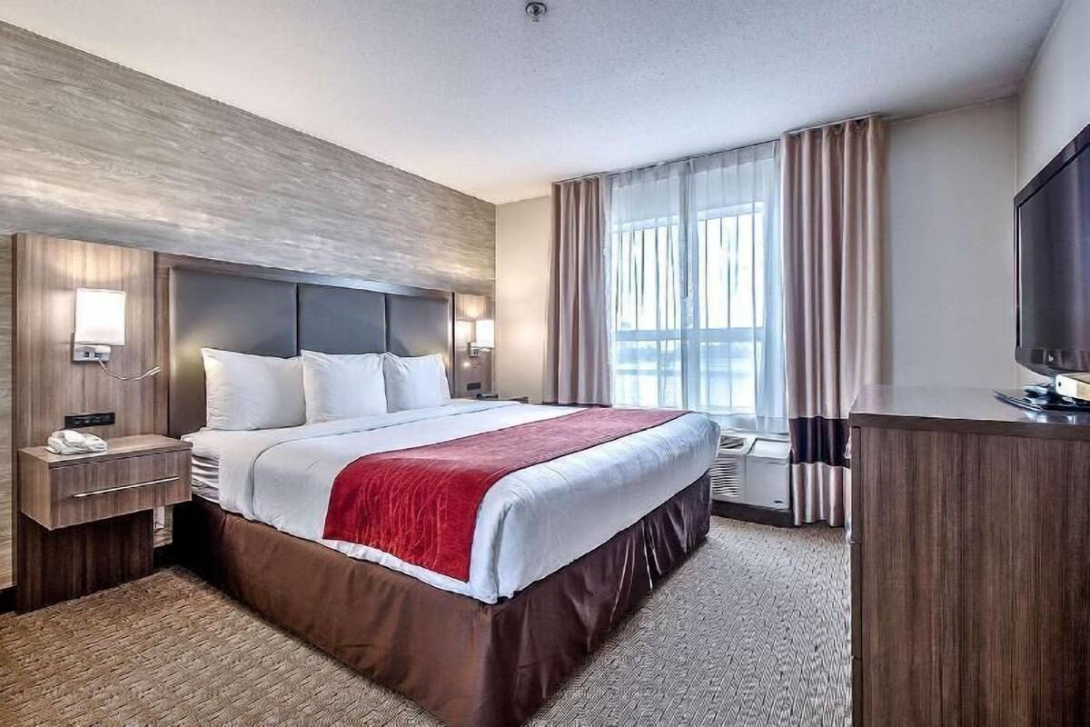 In-room safe, desk, laptop workspace, blackout drapes