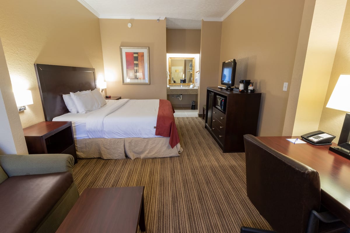 Desk, iron/ironing board, free cribs/infant beds, rollaway beds