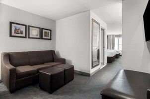 Suite, 2 Queen Beds, Non Smoking | In-room safe, desk, iron/ironing board, free WiFi