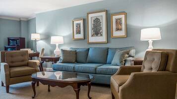 Desk, iron/ironing board, cribs/infant beds, rollaway beds