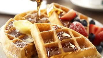 Free daily buffet breakfast