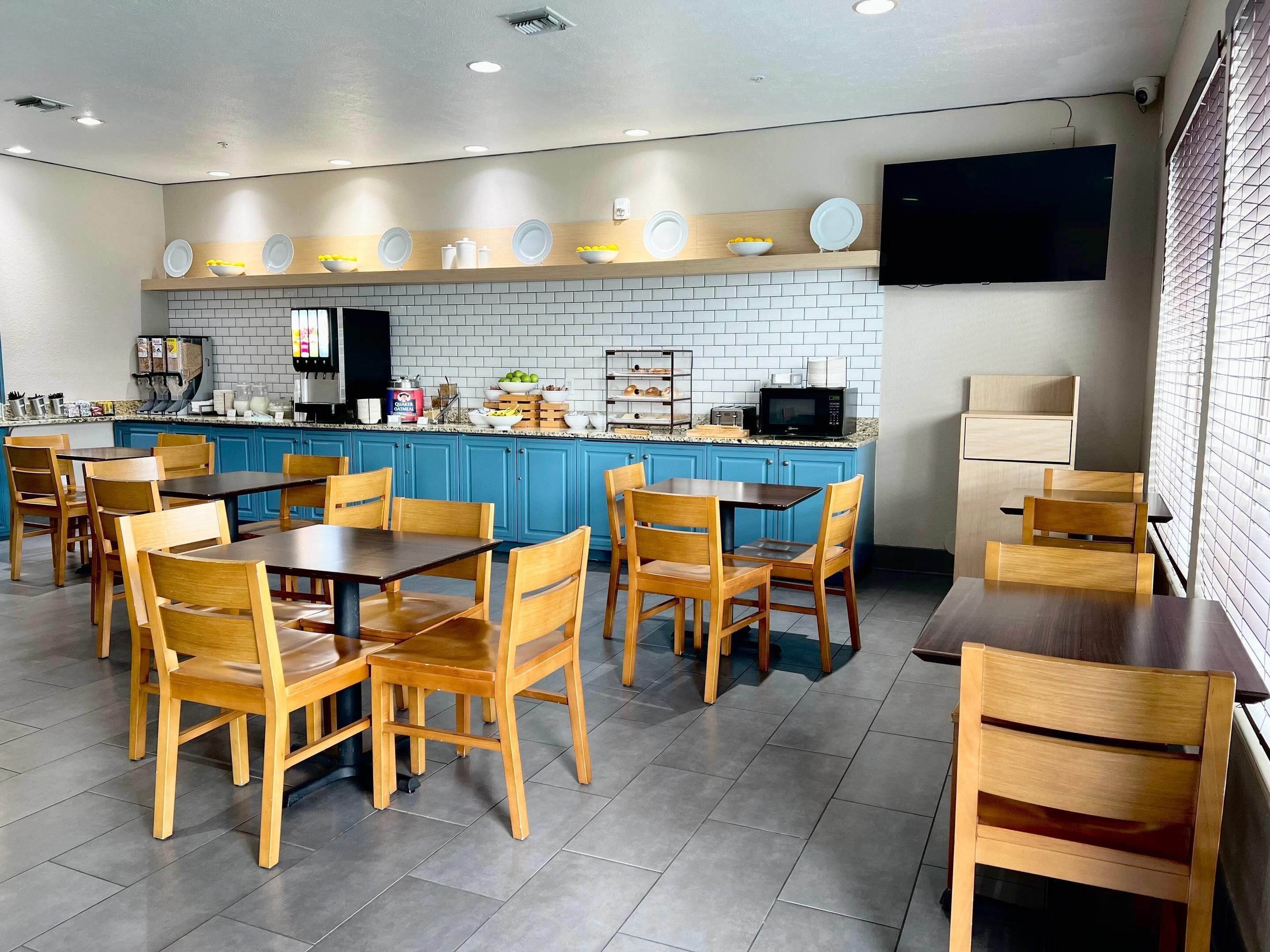 Gratis frukostbuffé varje dag 