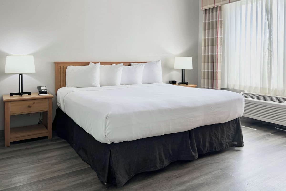Premium Suite, 1 King Bed, Accessible, Non Smoking | 1 bedroom, premium bedding, down comforters, desk