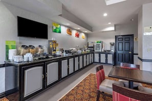 Free buffet breakfast