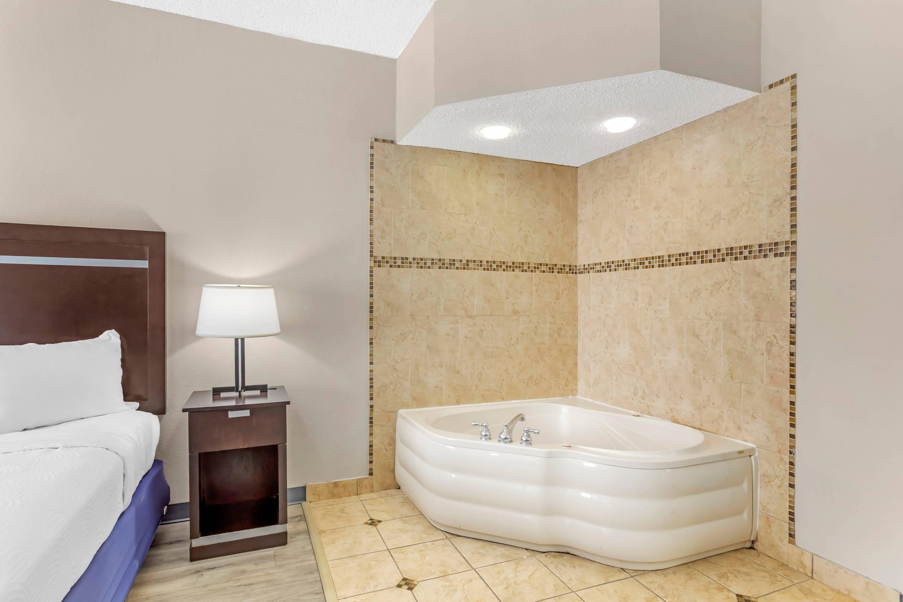 Premium bedding, down duvets, pillow-top beds, individually decorated